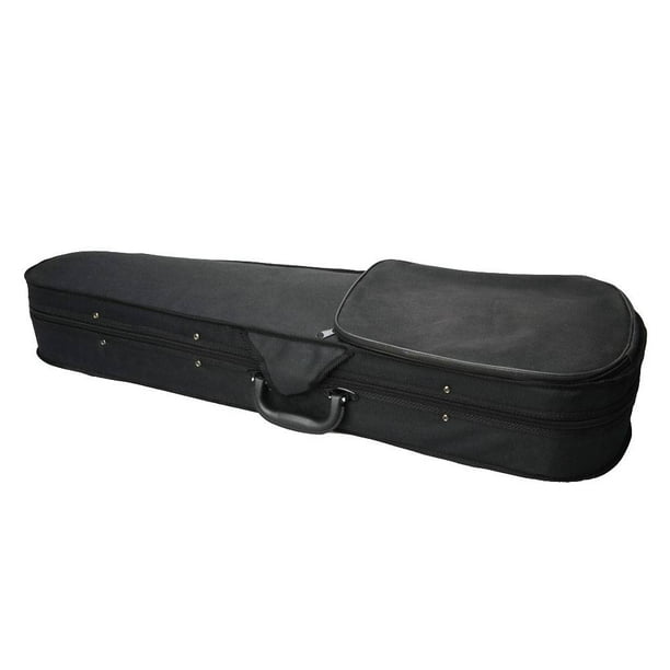 Durable Cloth Fluff Triangle Shape Case with Silver Gray Lining for 4/4 Violin Black Durable Cloth Fluff Triangle Shape Case with Silver Gray Lining for 4/4 Violin Black